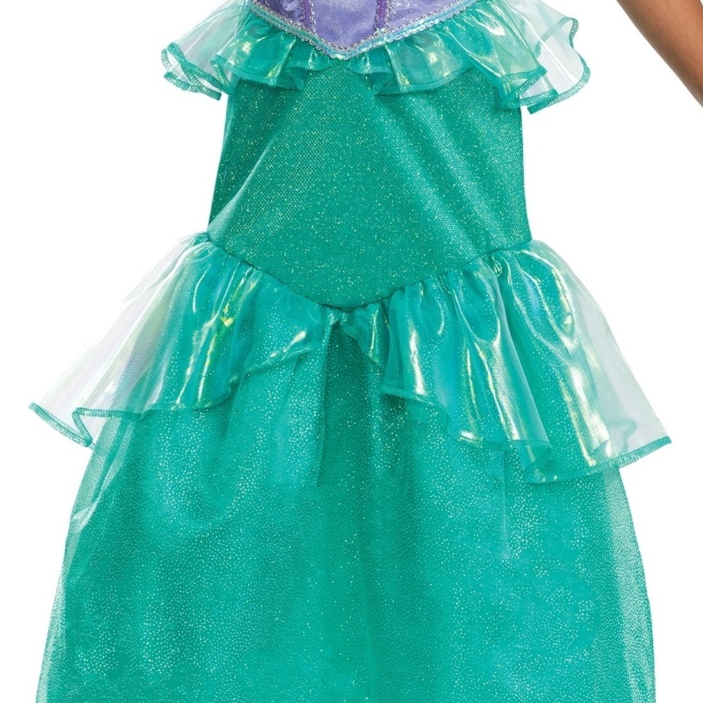 NWT! Disney The Little Mermaid Ariel Princess Dress Costume M 7/8 - Picture 4 of 8